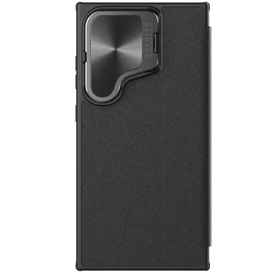 Кожаный чехол (книжка) Nillkin Qin Prop для Samsung Galaxy S24 Ultra Black
