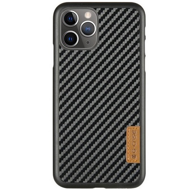 Карбоновая накладка G-Case Dark series для Apple iPhone 11 Pro Max (6.5")