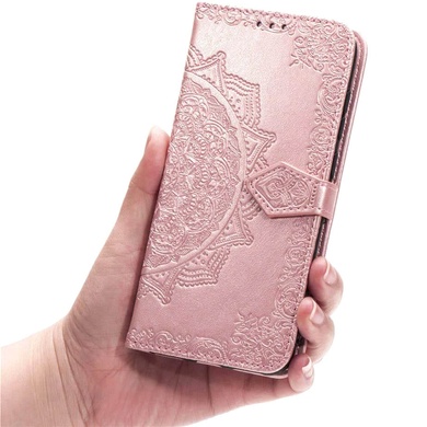 Кожаный чехол (книжка) Art Case с визитницей для Realme XT, Розовый