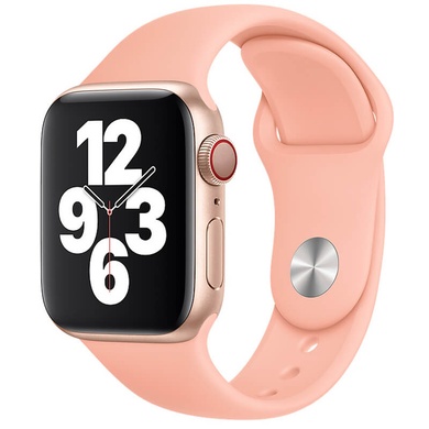Силиконовый ремешок для Apple watch 42mm / 44mm Розовый / Flamingo