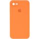 Чехол Silicone Case Square Full Camera Protective (AA) для Apple iPhone 7 / 8 / SE (2020) (4.7") Оранжевый / Papaya