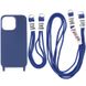 Чохол TPU two straps California для Apple iPhone 13 Pro (6.1"), Темно-Синий / Midnight Blue