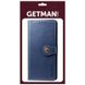 Кожаный чехол книжка GETMAN Gallant (PU) для Xiaomi Redmi Note 9 5G / Note 9T Синий