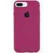 Чохол Silicone Case Full Protective (AA) для Apple iPhone 7 plus / 8 plus (5.5 "), Бордовый / Maroon