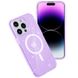 Чохол TPU Galaxy Sparkle (MagFit) для Apple iPhone 15 Pro (6.1"), Purple+Glitter