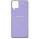 Чехол Silicone Cover Full Protective (AA) для Samsung Galaxy A22 4G Сиреневый / Dasheen