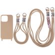 Чехол TPU two straps California для Apple iPhone 13 (6.1") Бежевый / Antigue White