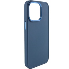 TPU чохол Bonbon Metal Style для Apple iPhone 14 Pro (6.1"), Синий / Denim Blue