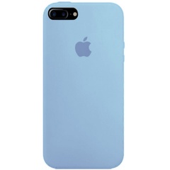 Чехол Silicone Case Full Protective (AA) для Apple iPhone 7 plus / 8 plus (5.5") Голубой / Lilac Blue