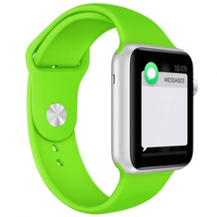 Силіконовий ремінець для Apple watch 42mm/44mm/45mm/49mm, Зеленый / Green
