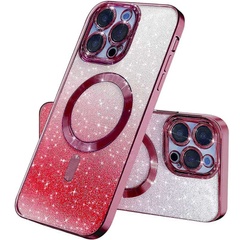 TPU чехол Delight case with MagSafe с защитными линзами на камеру для Apple iPhone 11 (6.1") Красный / Red