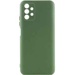 Чохол Silicone Cover Lakshmi Full Camera (A) для Samsung Galaxy A32 4G, Зелений / Dark Green