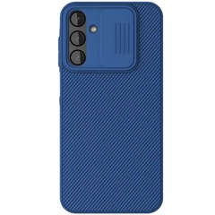 Карбонова накладка Nillkin Camshield (шторка на камеру) для Samsung Galaxy A15 4G/5G, Синій / Blue