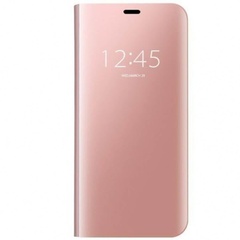 Чехол-книжка Clear View Standing Cover для Nokia X71, Rose Gold