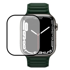Полимерна плівка 3D (full glue) (тех.пак) для Apple watch Series 7/8/9 41mm, Чорний