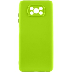 Чохол Silicone Cover Lakshmi Full Camera (A) для Xiaomi Poco X3 NFC / Poco X3 Pro, Салатовый / Neon Green