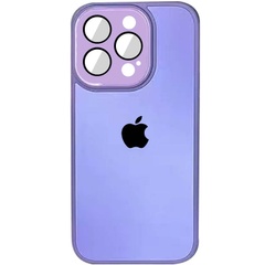 Чехол TPU+Glass Sapphire Midnight для Apple iPhone 12 (6.1") Фиолетовый / Deep Purple