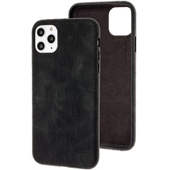 Кожаный чехол Croco Leather для Apple iPhone 11 Pro (5.8") Black