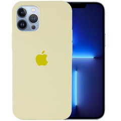 Чохол Silicone Case Full Protective (AA) для Apple iPhone 13 Pro Max (6.7 "), Желтый / Mellow Yellow