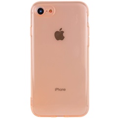 Матовый полупрозрачный TPU чехол с защитой камеры для Apple iPhone 7 / 8 / SE (2020) (4.7"), Оранжевый / Orange