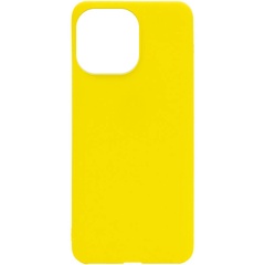 Силиконовый чехол Candy для Apple iPhone 13 Pro (6.1") Желтый
