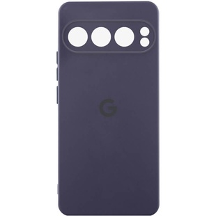 Чехол Silicone Cover Lakshmi Full Camera (AAA) with Logo для Google Pixel 9 Pro XL Серый / Dark Gray