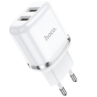 СЗУ Hoco N4 (2USB/2.4A) Белый