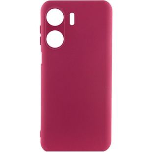 Чехол Silicone Cover Lakshmi Full Camera (A) для Xiaomi Redmi 13C / Poco C65 Бордовый / Marsala