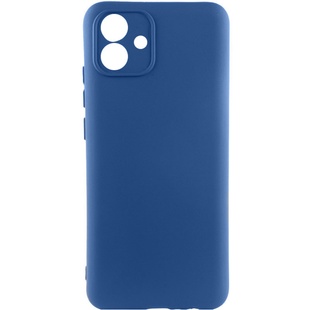 Чехол Silicone Cover Lakshmi Full Camera (A) для Samsung Galaxy A05 Синий / Iris