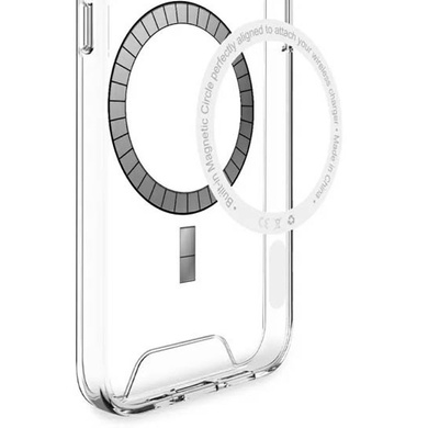 Чохол TPU Space Case with MagSafe для Samsung Galaxy S23, Прозорий