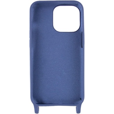 Чехол TPU two straps California для Apple iPhone 12 Pro / 12 (6.1") Темно-синий / Midnight blue