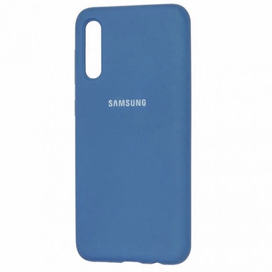 Чохол Silicone Cover Full Protective (AA) для Samsung Galaxy A50 (A505F) / A50s / A30s, Синій / Navy Blue