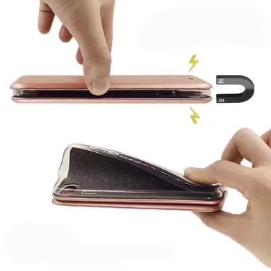 Кожаный чехол (книжка) Classy для Xiaomi Redmi Note 7 / Note 7 Pro / Note 7s Rose Gold