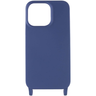Чехол TPU two straps California для Apple iPhone 12 Pro / 12 (6.1") Темно-синий / Midnight blue