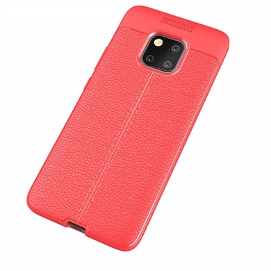 TPU чехол iPaky Litchi Series для Huawei Mate 20 Pro, Красный