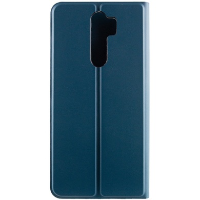 Шкіряний чохол книжка GETMAN Elegant (PU) для Xiaomi Redmi Note 8 Pro, Синий