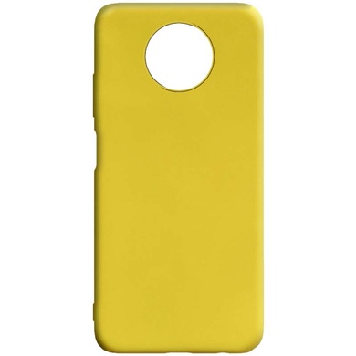 Силиконовый чехол Candy для Xiaomi Redmi Note 9 5G / Note 9T, Желтый