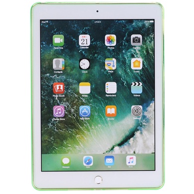 TPU чехол Epic Color Transparent для Apple iPad 10.2" (2019) / Apple iPad 10.2" (2020) Зеленый