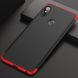 Пластиковая накладка GKK LikGus 360 градусов для Xiaomi Mi 6X / Mi A2 Черный / Красный