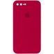 Чехол Silicone Case Square Full Camera Protective (AA) для Apple iPhone 7 plus / 8 plus (5.5") Красный / Rose Red
