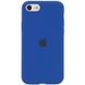 Чехол Silicone Case Full Protective (AA) для Apple iPhone SE (2020) Синий / Royal blue