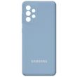 Чехол Silicone Cover Full Camera (AA) для Samsung Galaxy A13 4G Голубой / Lilac Blue