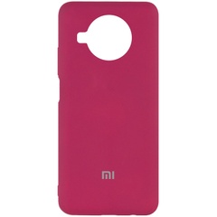Чохол Silicone Cover My Color Full Protective (A) для Xiaomi Mi 10T Lite / Redmi Note 9 Pro 5G, Бордовый / Marsala