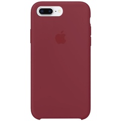 Чехол Silicone Case (AA) для Apple iPhone 7 plus / 8 plus (5.5") Бордовый / Maroon