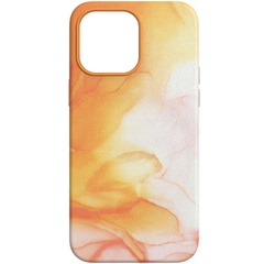 Кожаный чехол Figura Series Case with MagSafe для Apple iPhone 11 Pro Max (6.5") Orange