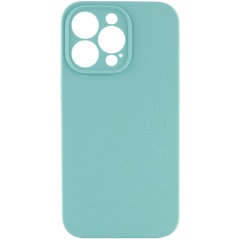 Чехол Silicone Case Full Camera Protective (AA) NO LOGO для Apple iPhone 15 Pro Max (6.7") Бирюзовый / Marine Green
