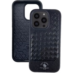 Шкіряний чохол Polo Santa Barbara для Apple iPhone 15 Pro (6.1"), Black