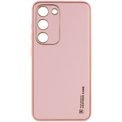 Кожаный чехол Xshield для Samsung Galaxy S24 Розовый / Pink