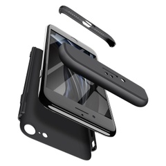 Пластиковая накладка GKK LikGus 360 градусов (opp) для Apple iPhone SE (2020) / 7 / 8 Черный
