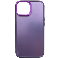 TPU+PC чехол Magic glow with protective edge для Apple iPhone 12 Pro Max (6.7") Purple